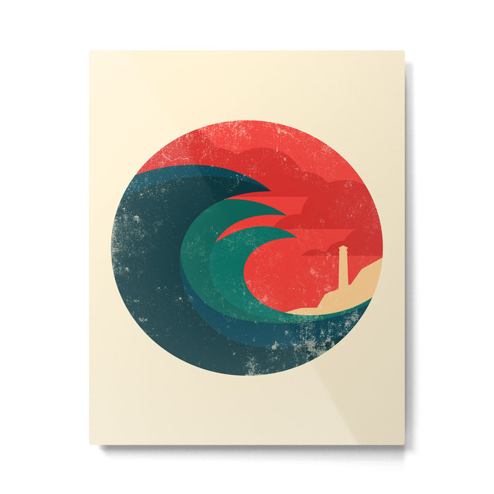 The wild ocean Metal Print Gallery Image 1