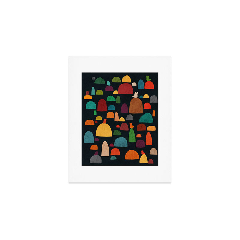 The zen garden Art Print Gallery Image 1