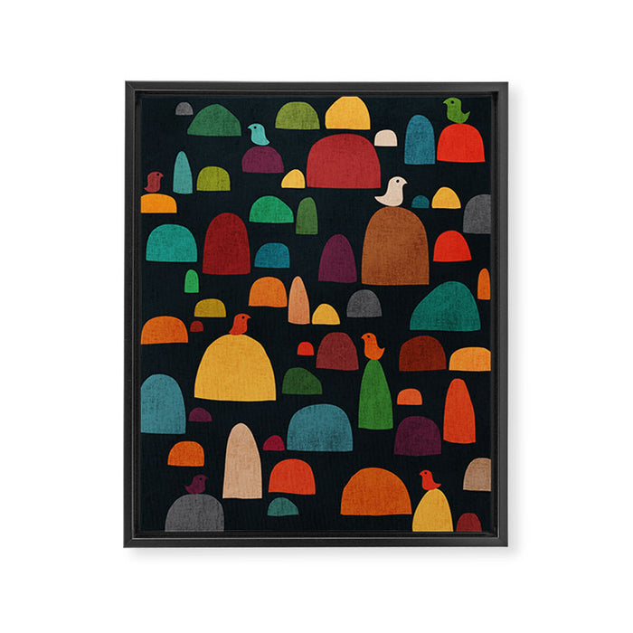 The zen garden Framed Canvas Print Gallery Image 1