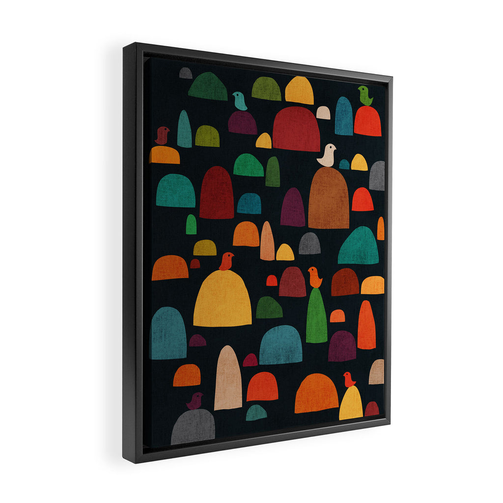 The zen garden Framed Canvas Print Gallery Image 2