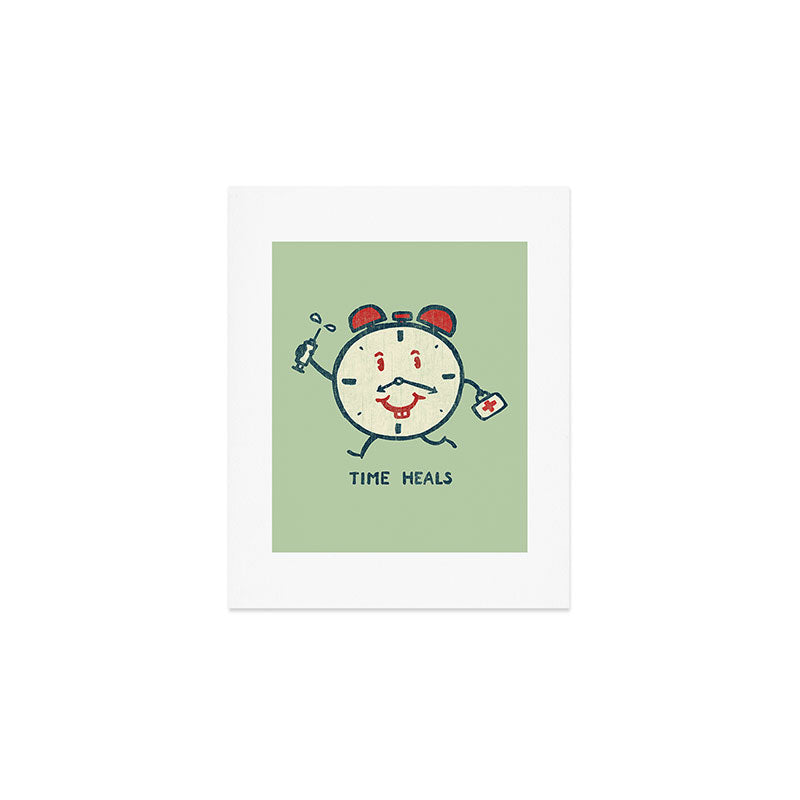 Time heals Art Print Gallery Image 1