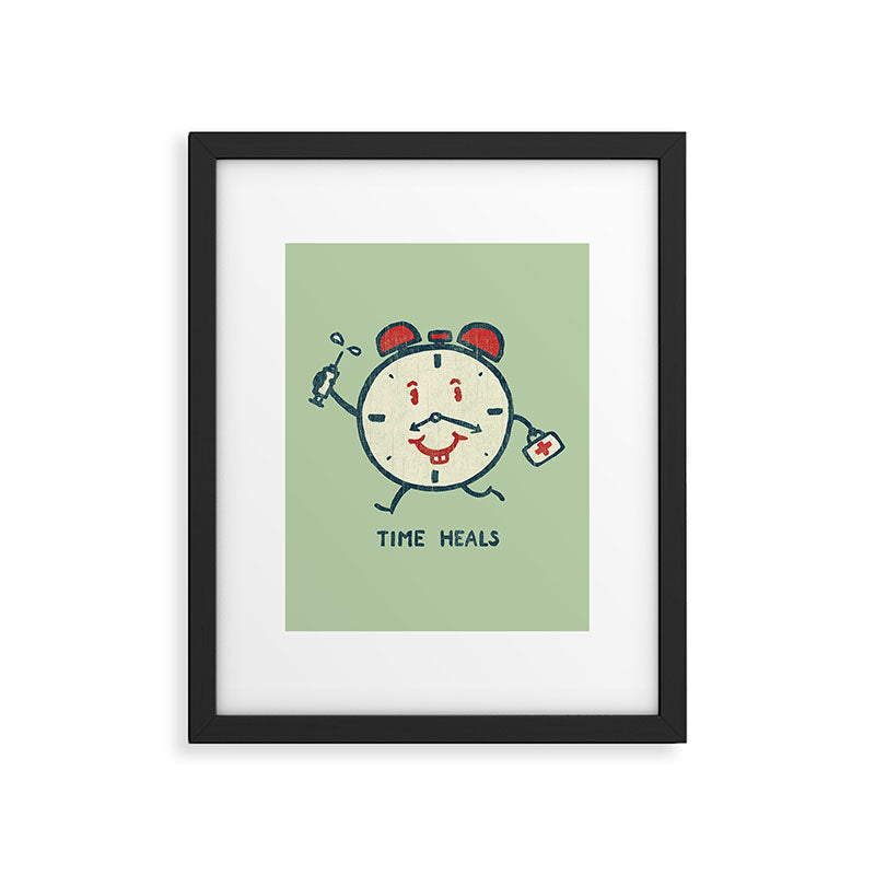 Time heals Framed Art Print Gallery Image 6