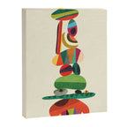 Totem - balanced pebbles Canvas Print Gallery Image 6
