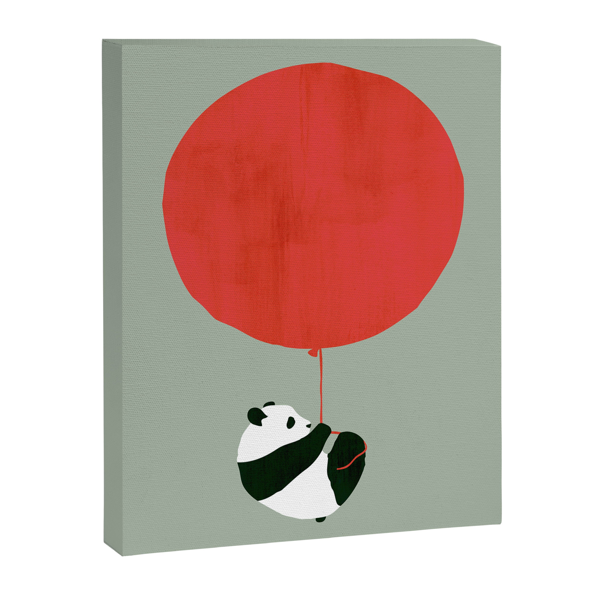 Traveling panda Canvas Print Gallery Image 6