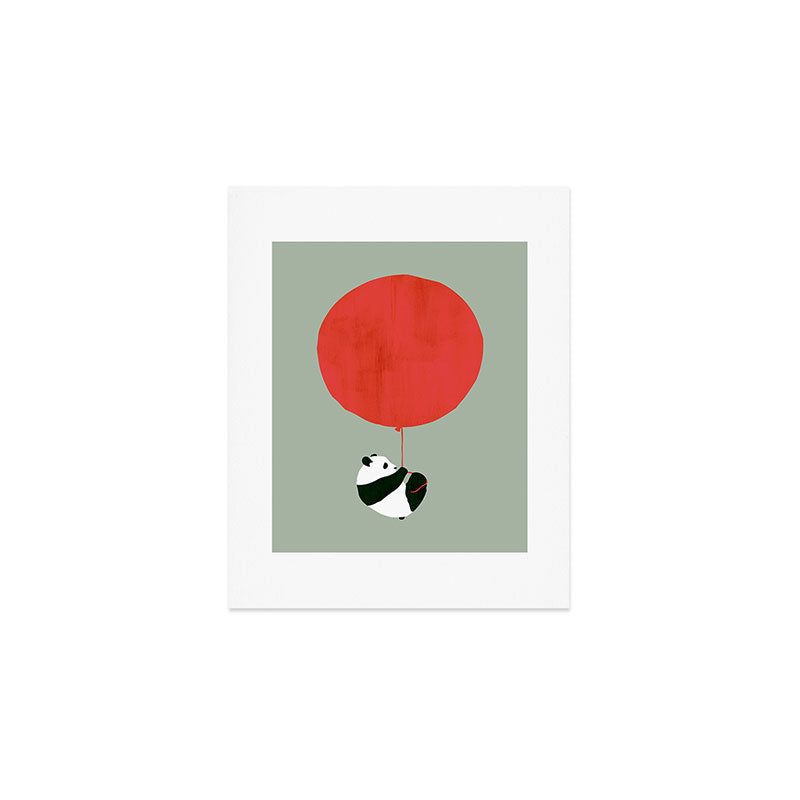 Traveling panda Art Print Gallery Image 1