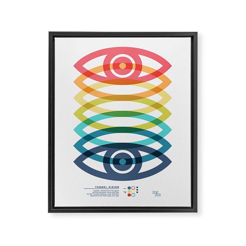 Tunnel vision Framed Canvas Print Gallery Image 6