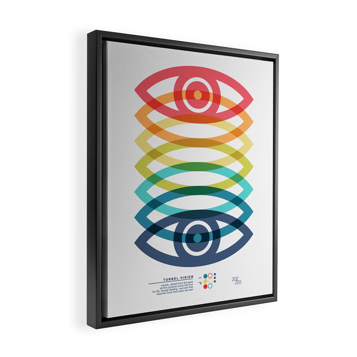 Tunnel vision Framed Canvas Print Gallery Image 2