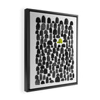 Turtle in Stone Garden Framed Canvas Print Gallery Image 2