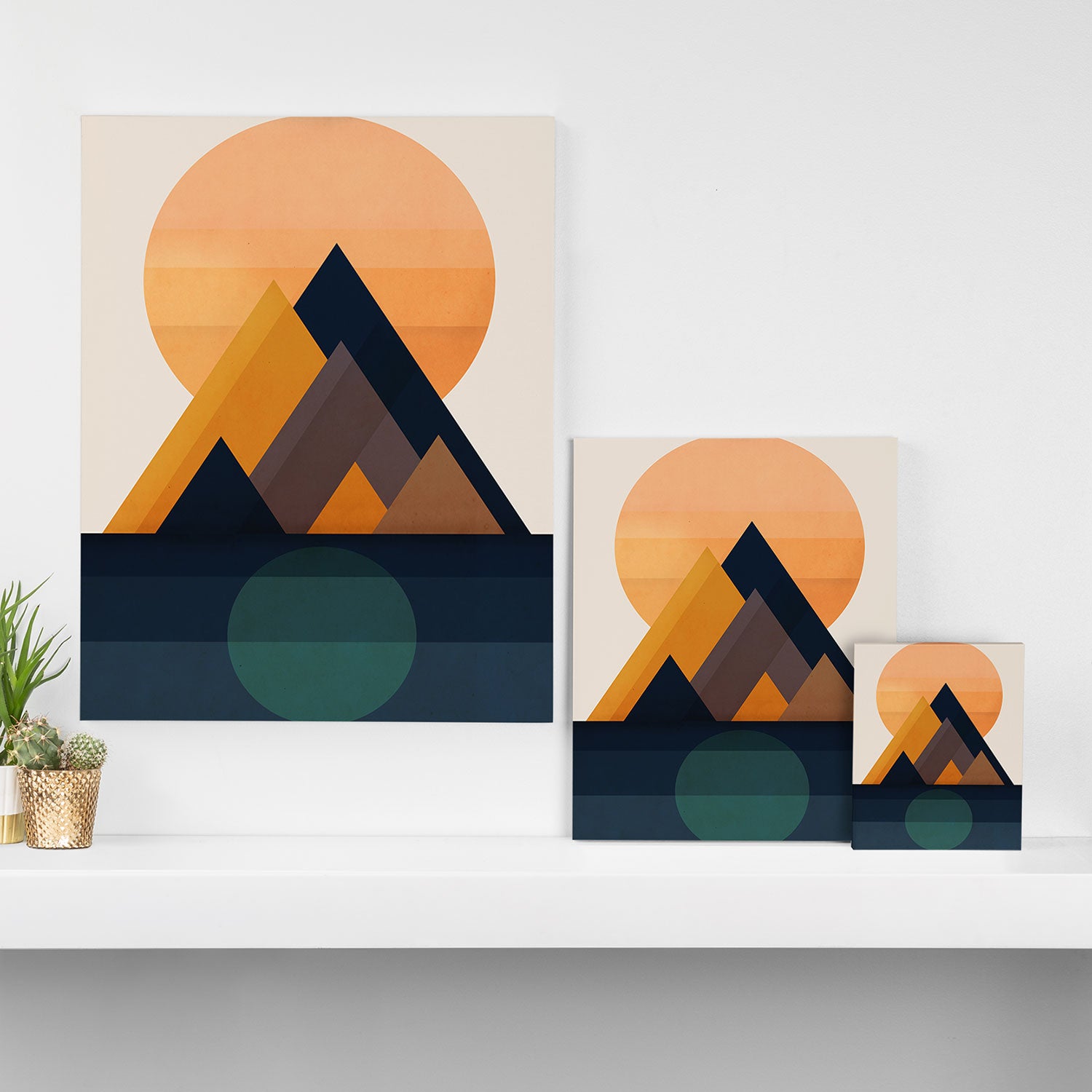 Twin Sun Canvas Print Gallery Image 3