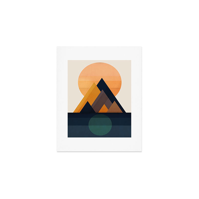 Twin Sun Art Print Gallery Image 1
