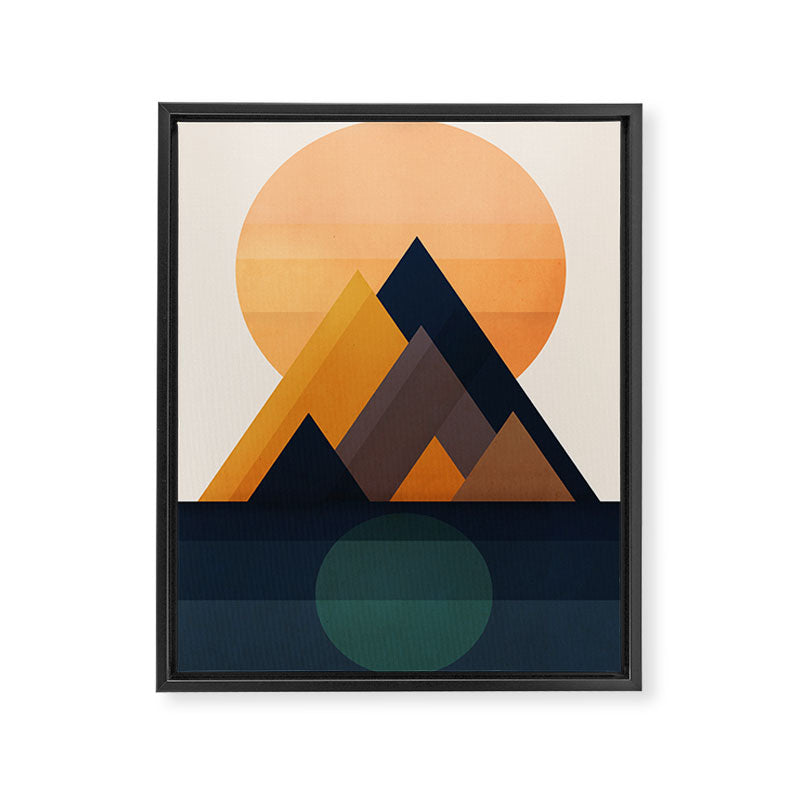 Twin Sun Framed Canvas Print Gallery Image 6