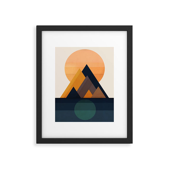 Twin Sun Framed Art Print Gallery Image 1