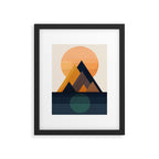 Twin Sun Framed Art Print Gallery Image 5