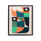 Two birds dancing Framed Canvas Print Gallery Image 6