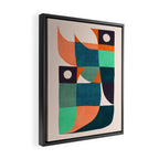 Two birds dancing Framed Canvas Print Gallery Image 2