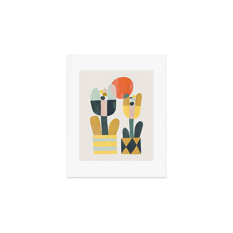 Two flowers Art Print Gallery Image 1