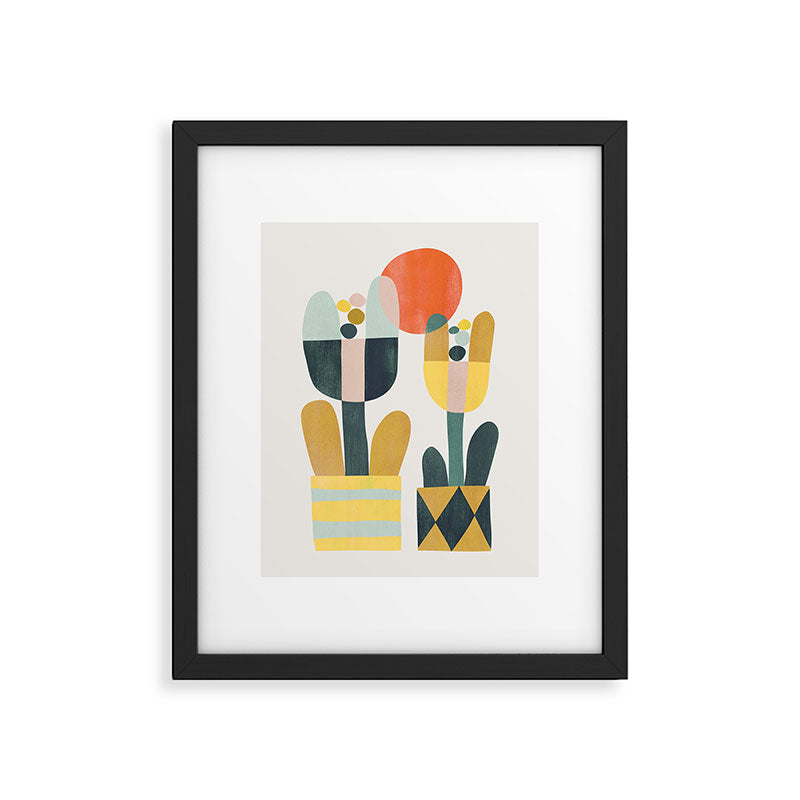 Two flowers Framed Art Print Gallery Image 5