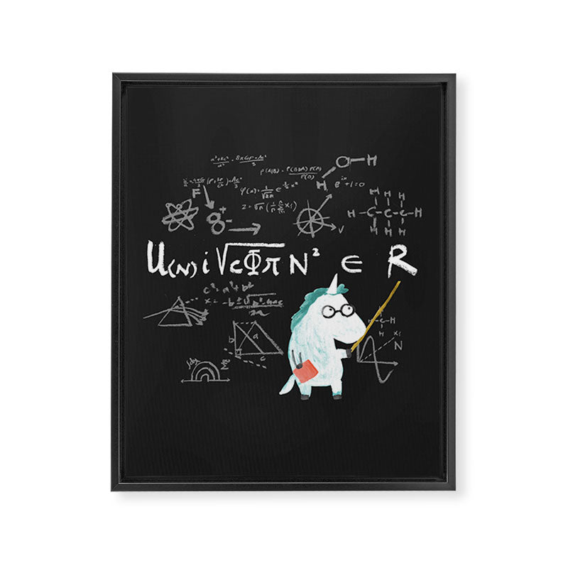 Unicorn = real Framed Canvas Print Gallery Image 8