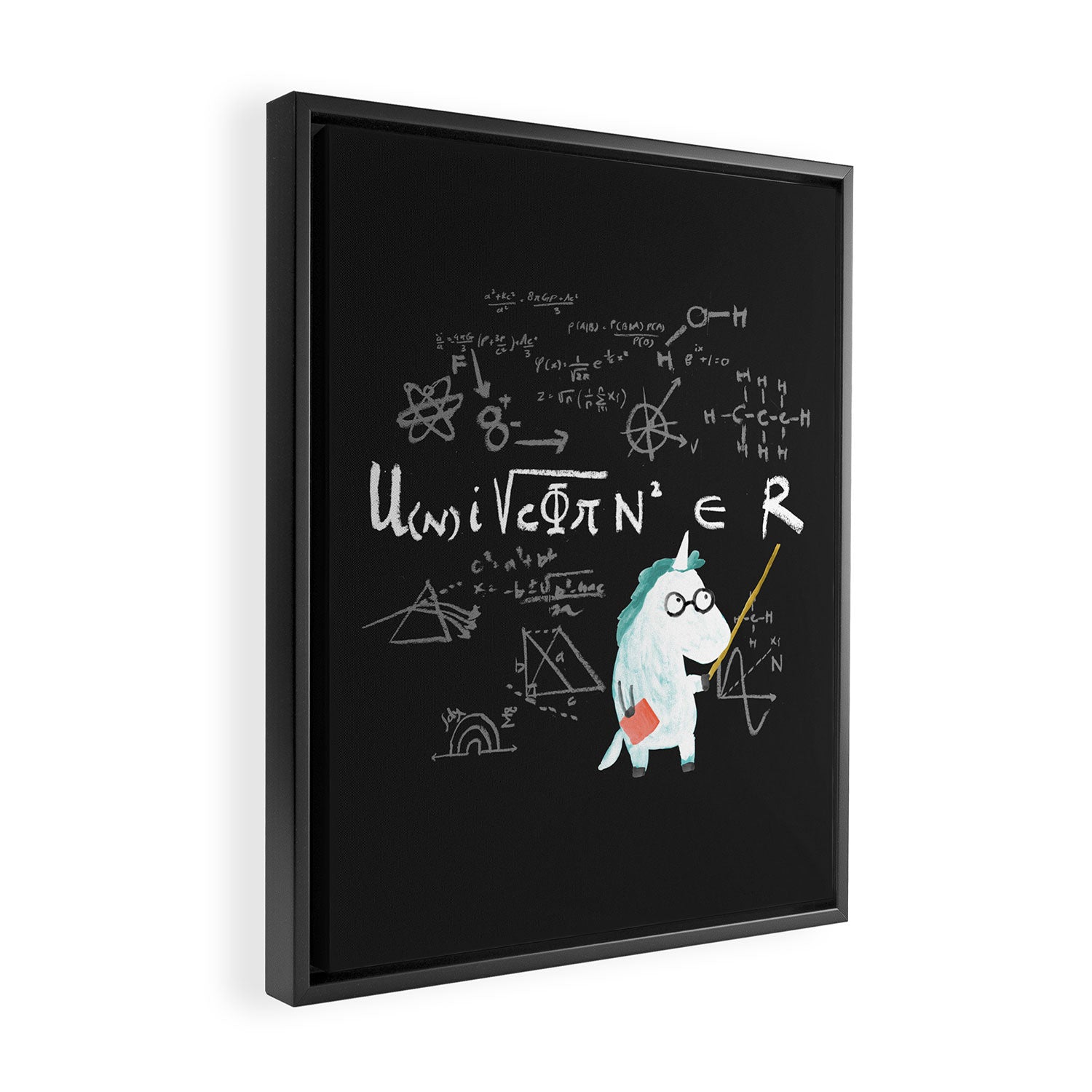 Unicorn = real Framed Canvas Print Gallery Image 2