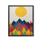 Uphill Battle Framed Canvas Print Gallery Image 6