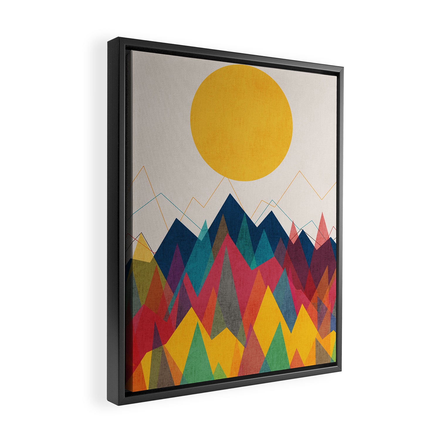 Uphill Battle Framed Canvas Print Gallery Image 2