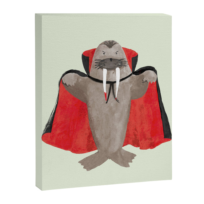 Vampire Walrus Canvas Print Gallery Image 1