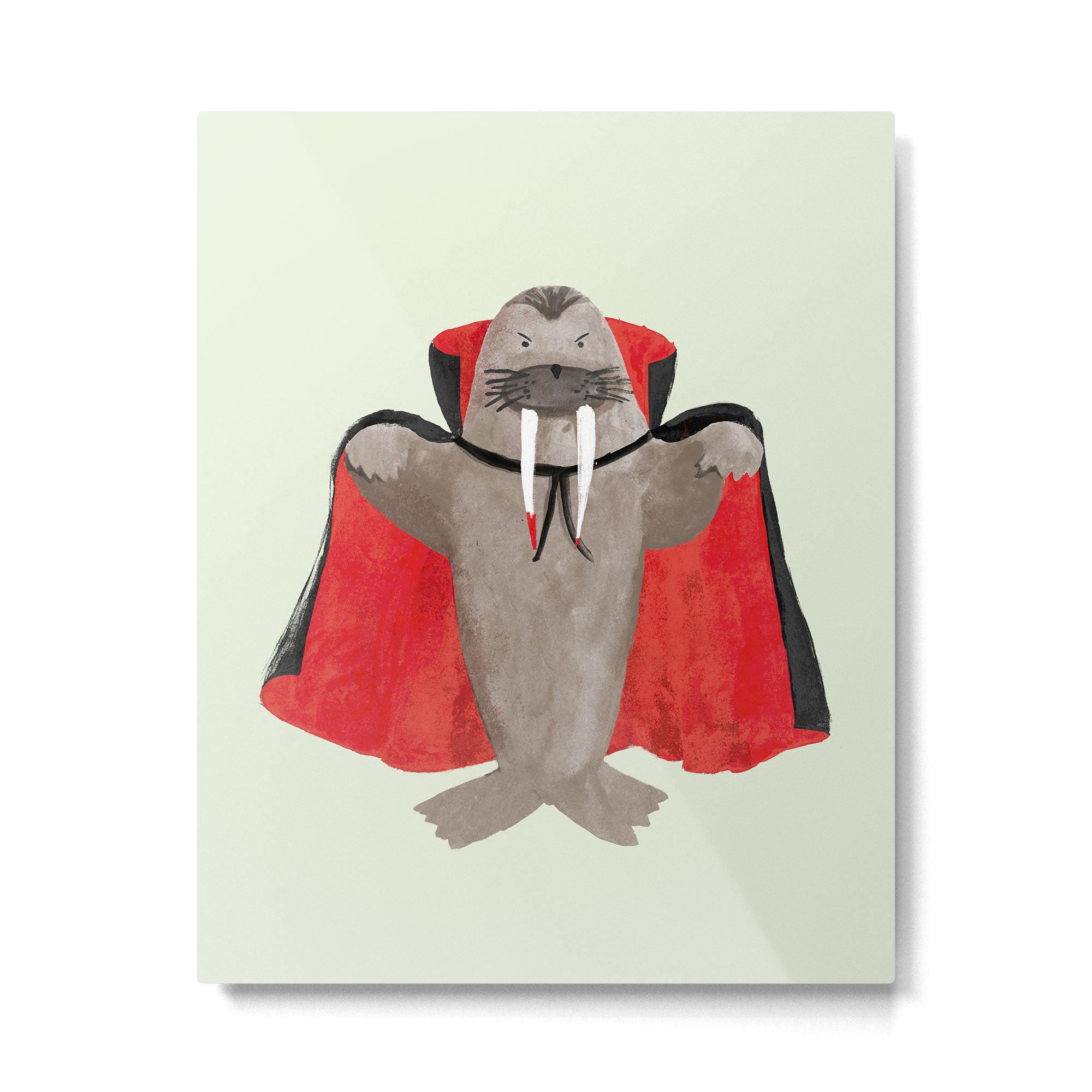 Vampire Walrus Metal Print Gallery Image 4