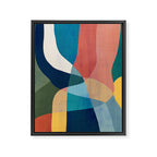Waterfall and forest Framed Canvas Print Gallery Image 6