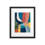 Waterfall and forest Framed Art Print Gallery Image 5