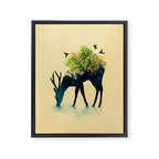 Watering (A Life Into Itself) Framed Canvas Print Gallery Image 6