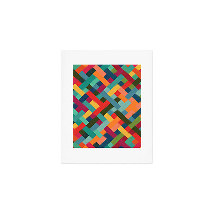 Weave Pattern Art Print Gallery Image 1