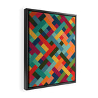 Weave Pattern Framed Canvas Print Gallery Image 2