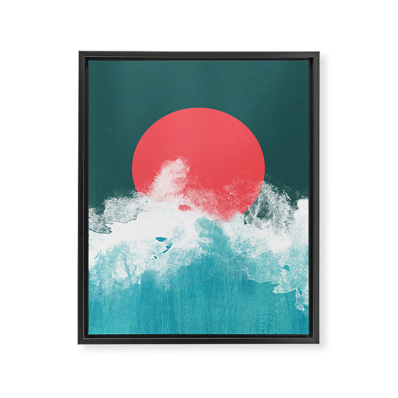 Where sea and sky collide Framed Canvas Print Gallery Image 6