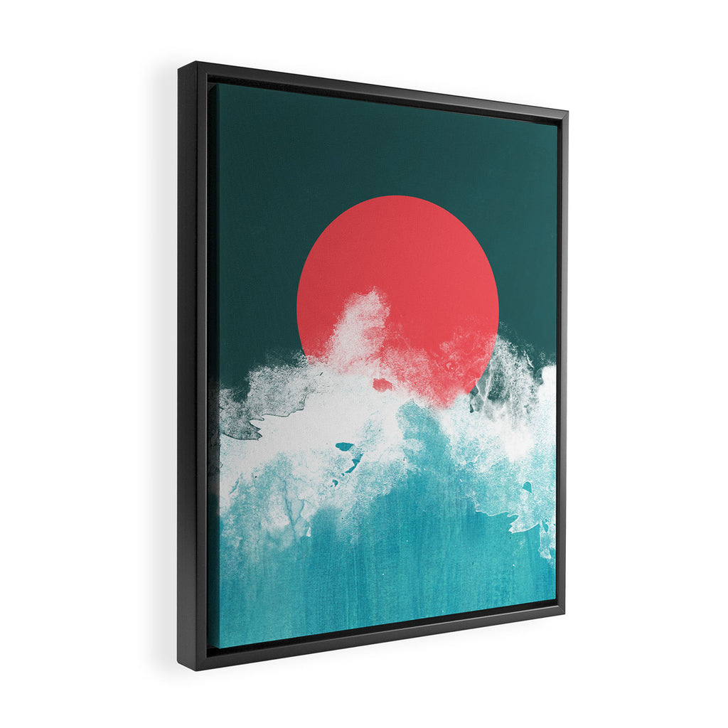 Where sea and sky collide Framed Canvas Print Gallery Image 2