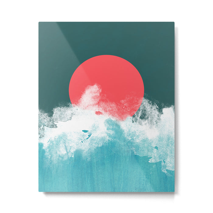 Where sea and sky collide Metal Print Gallery Image 1