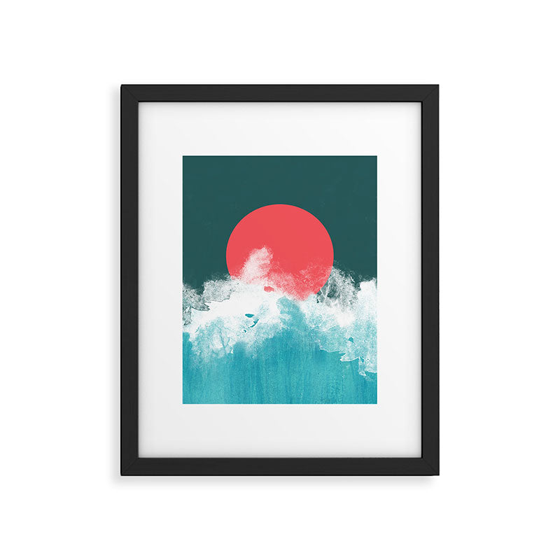 Where sea and sky collide Framed Art Print Gallery Image 5