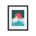 Where sea and sky collide Framed Art Print Gallery Image 5