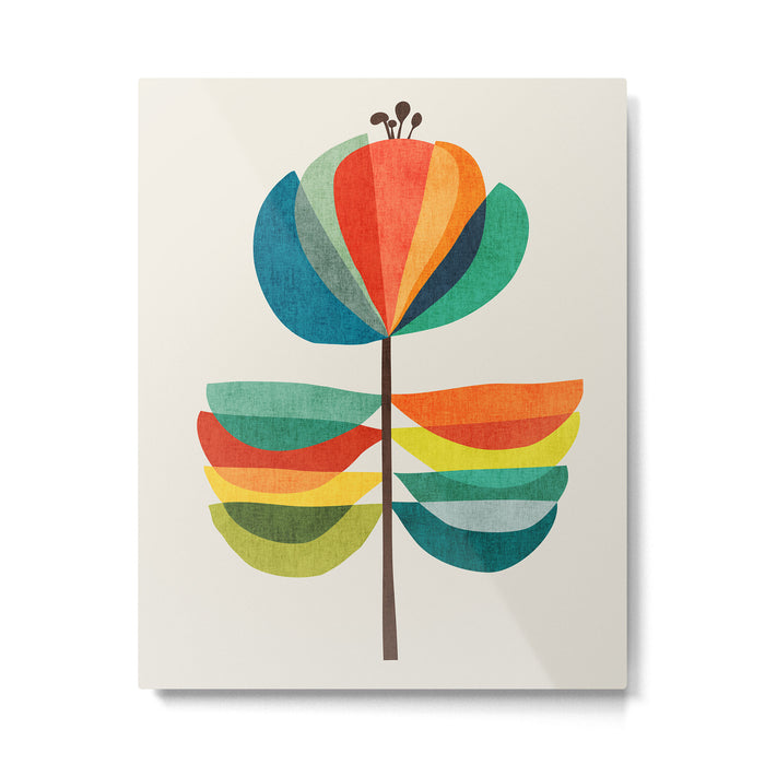 Whimsical Bloom Metal Print Gallery Image 1