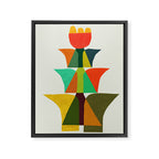 Whimsical bromeliad Framed Canvas Print Gallery Image 6