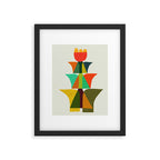 Whimsical bromeliad Framed Art Print Gallery Image 5