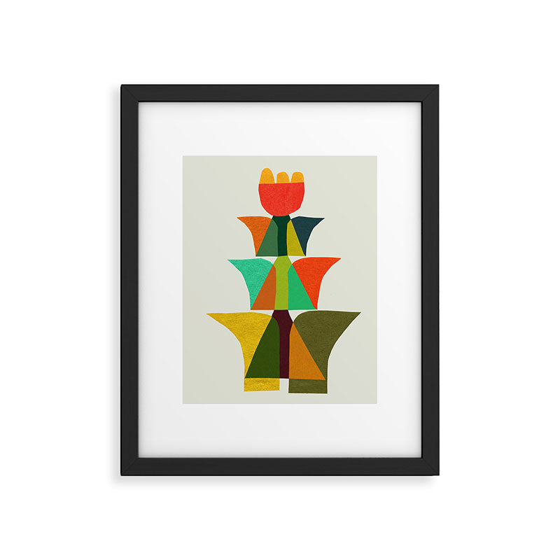 Whimsical bromeliad Framed Art Print Gallery Image 5