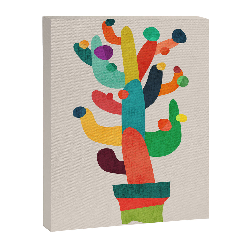 Whimsical Cactus Canvas Print Gallery Image 6