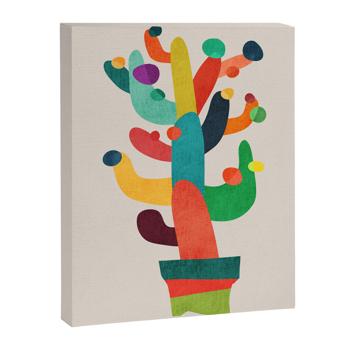 Whimsical Cactus Canvas Print Gallery Image 1