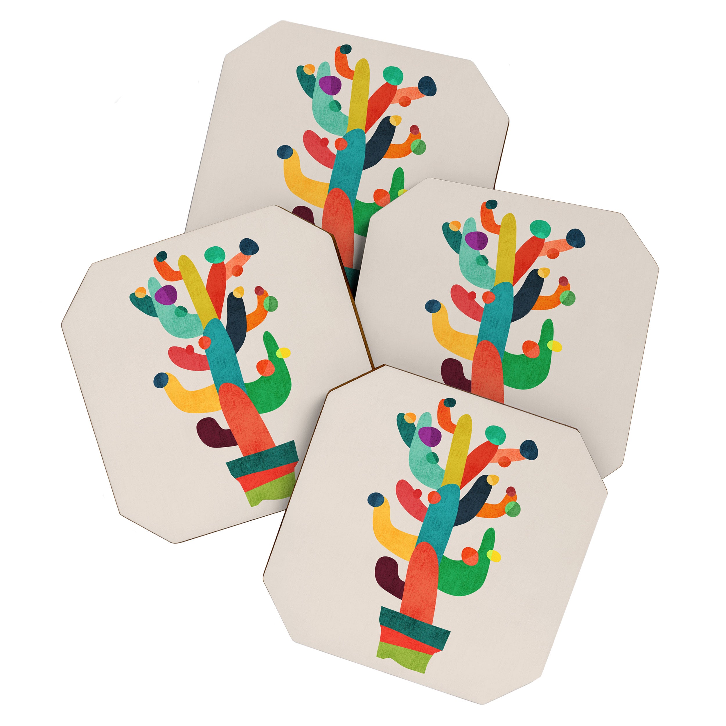 Whimsical Cactus Coaster Gallery Image 1