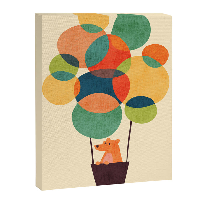 Whimsical Hot Air Balloon Canvas Print Gallery Image 1