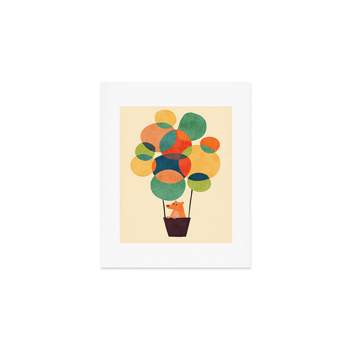 Whimsical Hot Air Balloon Art Print Gallery Image 1