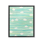 Whimsical Paper Boats Framed Canvas Print Gallery Image 6