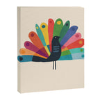 Whimsical Peacok Canvas Print Gallery Image 6
