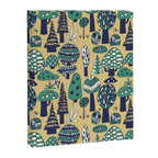 Whimsical tropical jungle pattern Canvas Print Gallery Image 8
