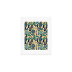 Whimsical tropical jungle pattern Art Print Gallery Image 1